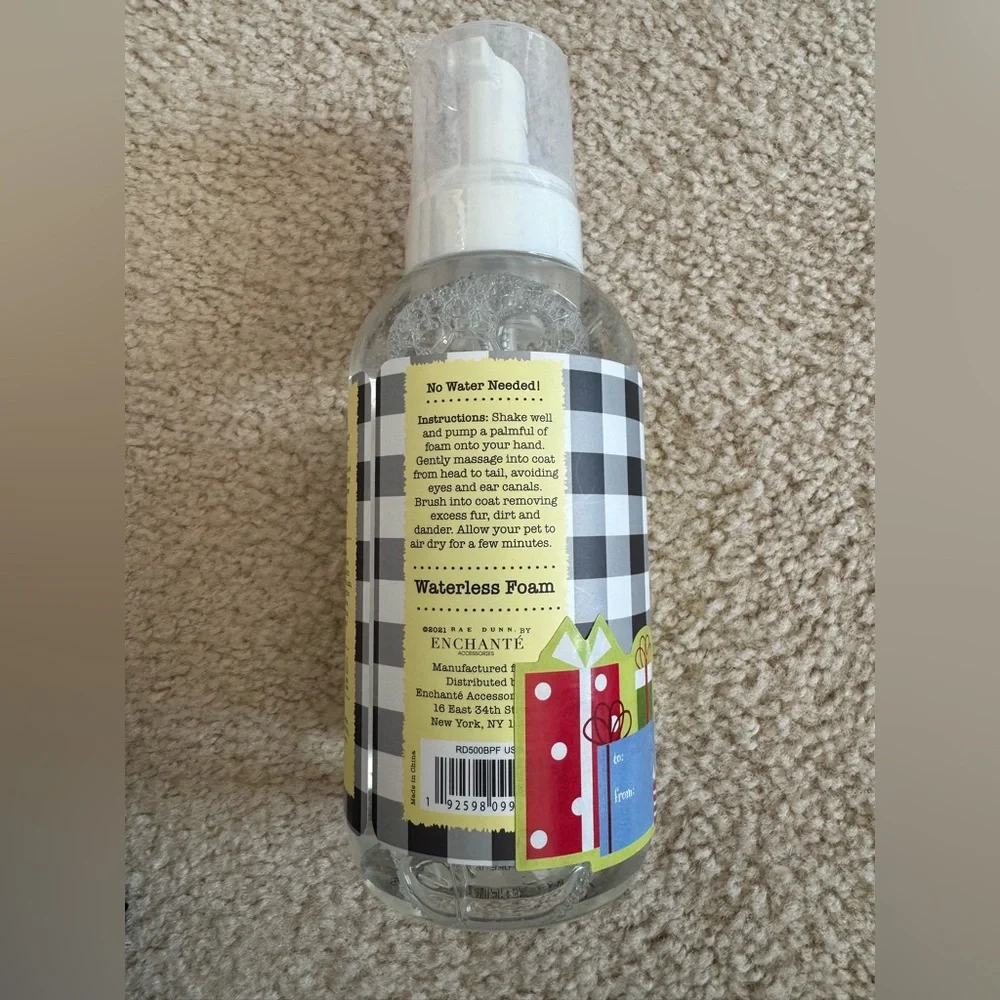 Rae Dunn Pure Extra Gentle Dry Pet Shampoo with Oatmeal & Aloe Vera New Sealed